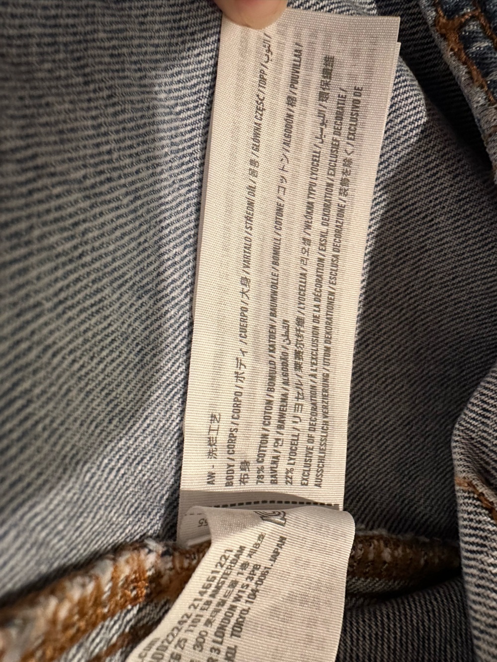 Abercrombie & Fitch Denim Vest XS | Light Wash Button Front Utility Vest - Picture 11 of 13
